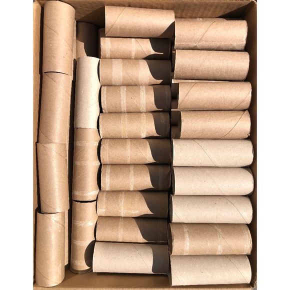 Empty Toilet Paper Rolls Crafts Cardboard for Creating or Gardening Brown - 200 - Picture 1 of 1
